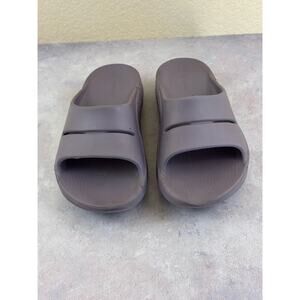 Oofos Ooahh Recovery Slide Sandals Purple Mens Size 8 Women's Size 10